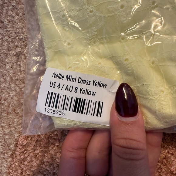 Princess Polly Nellie Yellow Mini Dress **still in packaging - Picture 4 of 5